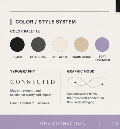Every Kind of Us color and typography system